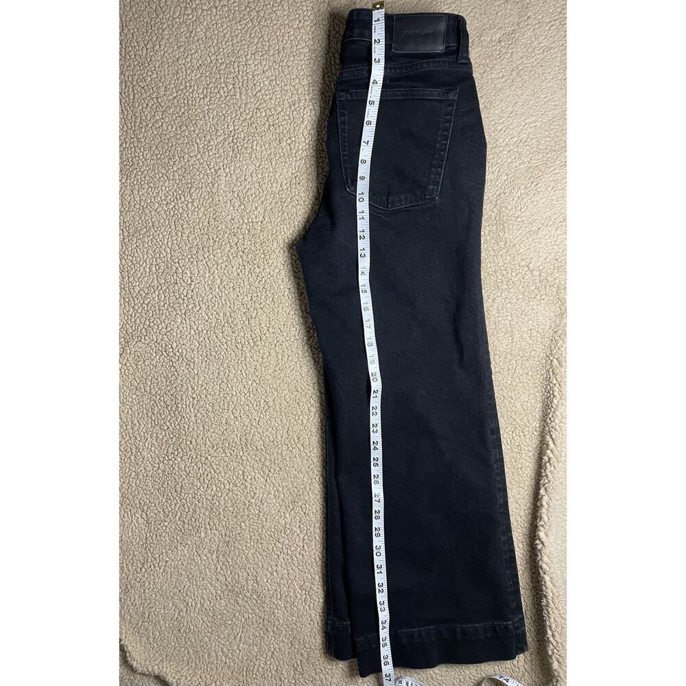 Everlane Womens The Wide Leg Jean 27 Black Ankle Length High Rise Boho - Picture 14 of 14